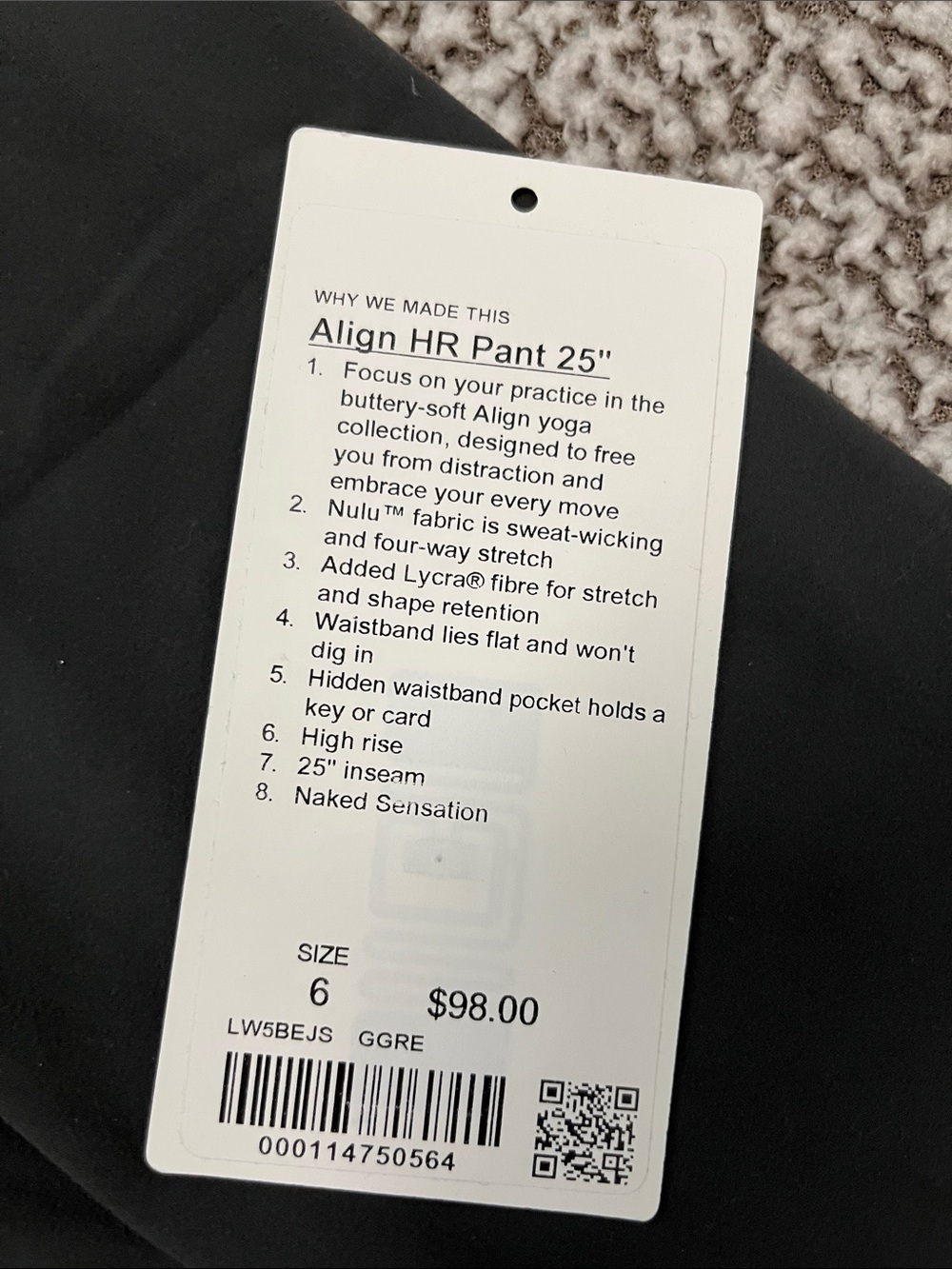 Lululemon Align HR Pant 25”
